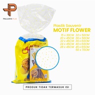 OPP Plastic Hampers Goodie Bag Souvenir Flower Motif Yellow Variant Size 15x30/20x45/22x45/24x45/28x