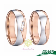 Cincin Couple Cincin Perak Cincin Palladium