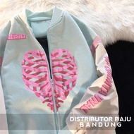Jaket Baseball Wanita | S11 Dream Heart Varsity | Baju Wanita | Jacket Wanita | Allsize