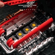 Pinbo PB8861 Mitsubishi 4G63 Engine Model Assembled Building Block Toy Boy Gift Living Room Decorati