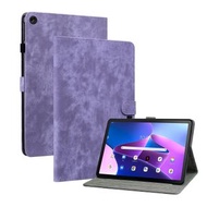 全城熱賣 - 適用於Lenovo Tab M10 10.1 3rd Gen 萌虎圖案平板皮套（紫色）