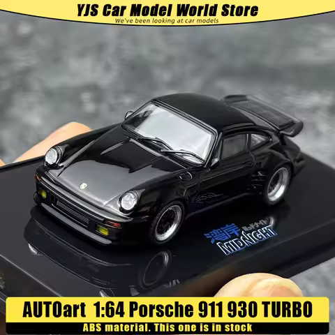 AUTOART New 1/64 911(930) TURBO WANGAN MIDNIGHT BLACKBIRD (COMIC #1 VERSION) car model Static displa