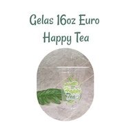 Euro Happy Tea Plastic Cup 16 Oz [Contents 50pcs]