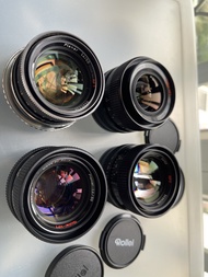 Rollei Planar 50mm f1.4  / 35mm f2.8 QBM