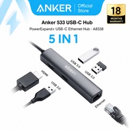 ANKER POWERXPAND 5-IN-1 USD-CETHERNET HUB B26-UN GRAY