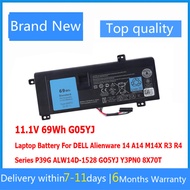G05YJ Laptop Battery For DELL 14 A14 M14X R3 R4 Series P39G ALW14D-1528 GO5YJ Y3PN0 8X70T