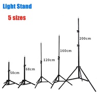 tripod alumunium kuat portable light stand softbox reflektor ring light DSLR HP termometer dinding