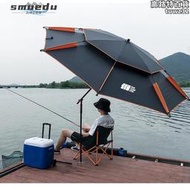 Smuedu釣魚傘大釣傘萬向柺杖釣傘戶外遮陽抗UV2022年新款雨傘
