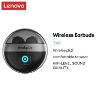 Lenovo T40 Bluetooth Earphone Wireless Earphone Noise Reduction Subwoofer Touch Long Standby Bluetoo