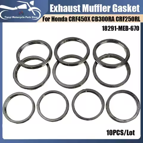 Motorcycle Exhaust Muffler Gasket for HONDA CRF450R CRF450X CBR250 CB300F CBR300 CMX300 CRF250LA CRF