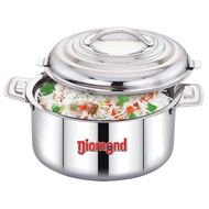 Diamond Stainless Steel Casserole/hot Pot/Serving Pot Stainless Steel Pot Casserole Pot