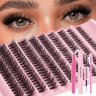 Mink False Eyelashes Set-30D/40D/80D Eyelash Group 200 Pieces For Extensions By Yourself Eyelash Ext