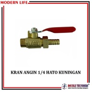 Air Cock Hato Compressor Air Valve/ 1/4 HATO PRC/ Random Brand Brass Compressor Valve