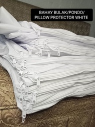 BAHAY BULAK/PONDO/PILLOW PROTECTOR WHITE