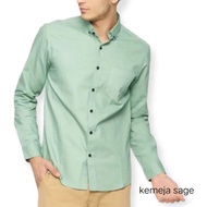 HIJAU KEMEJA SAGE GREEN SHIRT SAGE GREEN SHIRT