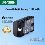 Canon LP-E6NH LP-E6N LP E6 Battery Ugreen LP-E6NH Battery LP-E6N LP-E6 Battery 1940mAh Mirrorless