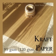50 / 100 PCS A4 A3 BROWN KRAFT PAPER / CRAFT PAPER / LINER BROWN / KERTAS KRAF / KERTAS BALUT /KERTA