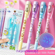 FASHIONHUBZ Invisible Pen With Refills, With Small Light Mysteriously Disappearing Cute Invisible Ma