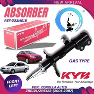FRONT LEFT ABSORBER FOR COROLLA ALTIS ZRE121/ZRE122-(2001-2007) GAS TYPE 100% KAYABA KYB Part Number
