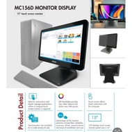 Etima touch screen monitor MC156D 15.6 inch + 11.6 inch