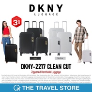 DKNY-2217 CLEAN CUT Zippered Hardside Luggage กระเป๋าเดินทางล้อลาก