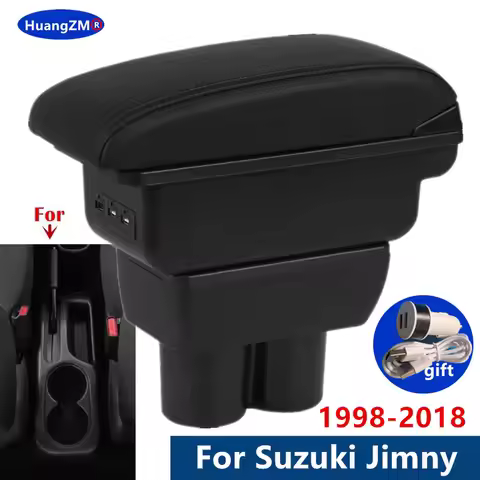 For Suzuki Jimny Armrest Box Suzuki Jimny JB23 JB43 1998-2018 Car Armrest Storage Box Dedicated Retr