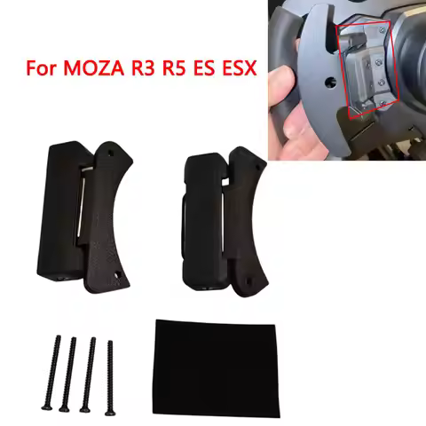 Racing Simulator Magnetic Paddle Shifter Mod Modification Kit For MOZA R5 ES/R3 ESX