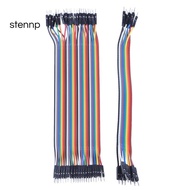 40Pcs 20Cm 2.54Mm Male To Male Breadboard Jumper Wire Cable for