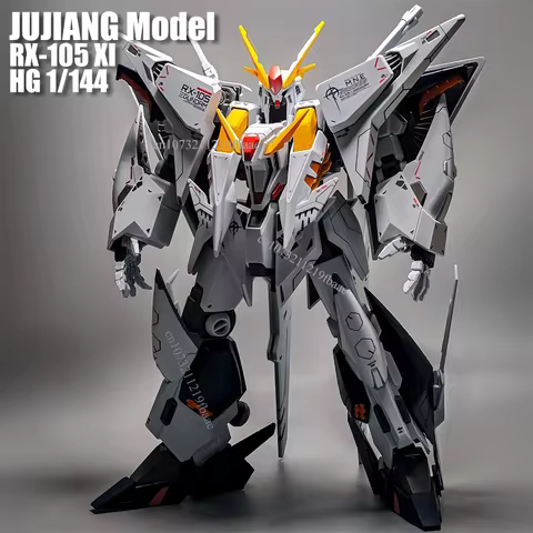In Stock JUJIANG RX-105 XI HG 1/144 Assembly Model Kit Toys Action Figures Plastic Model Kits Robot