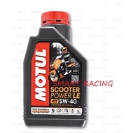 MOTUL SCOOTER POWER LE /SAE 5W-40 MB Engine Oil Size 1 Liter