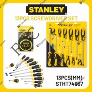 STHT74967 13PCS STANLEY MM SCREWDRIVER SET SCREW DRIVER SET SET PEMUTAR SKRU 螺丝起子套装