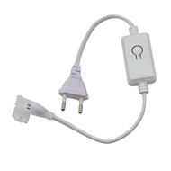 Socket Led strip Adaptor Lampu RGB 8 Mode Kabel Socket Led strip Model Jepit