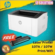 HP LASER 107A / 107W WIFI WIRELESS MONOCHROME LASER PRINTER M12A M12W