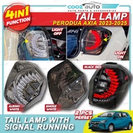 Car Tail Lamp Taillamp Perodua Axia NEW 2023 - 2025 Albino Black Red Lampu Belakang Kereta Accessori