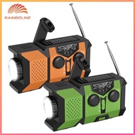 Emergency Hand Crank Radio AM/FM/WB Weather Radio Solar Radio for Emergency/Home