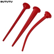 BUTUTU Structural Adhesive Nozzle, 300mm/11.8in Red Caulking Nozzle, Lengthening Curved Caulking Noz