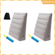 [BlesiyaedMY] Inflatable Wedge Pillow Fast Inflation And Deflation Sleeping Bed Pillow for Camping