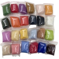 1 Set 24 Colors Queensland 70S Wool Roving For Needle Felting Hand Spinning DIY Fun Doll Needlework 