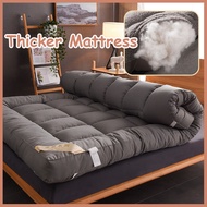 Thicker Mattress Tatami Mattress Single/Large/Extra Large Foldable Mattress Grey Color Bedding Mattr
