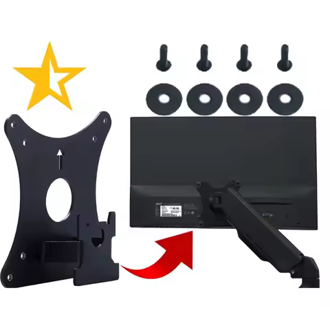 VESA Mount Adapter for Acer SA271 bi SB271 bi RL272E R242Y R272 H R272E Monitor Bracket Mounts to St