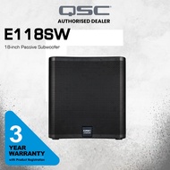 QSC E118SW 18-inch Passive Subwoofer - Black