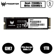 Acer Predator GM7 M.2 PCIe 4x4 NVMe 2.0 SSD (512GB/1TB)