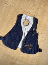 Converse Tokyo x kotoha yokozawa denim waistcoat