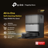 TP-Link AI Detection Robot Vacuum & Mop + All-in-One Self-Cleaning Station Tapo RV50 Pro Omni