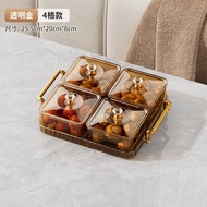 HCB Toples Set Penyimpanan Makanan Saji / Nampan Toples Lebaran Akrilik Minimalis / Toples Minimalis