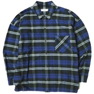 monkey time 藍色格紋COACH藍色格紋襯衫教練外套 8311-199-0122 S 海軍藍 長袖 United Arrows 上衣 [二手] [monkey time]