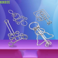 KIKO2E 3D Metal Puzzle Fun Unlock Toy Learning Toys 3d Puzzle Wire Brainteasers Games Children And A