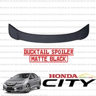 Honda City 2014-2019 Ducktail Trunk Spoiler (Matte Black)