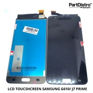 Lcd Touchscreen Samsung G610 J7 Prime Incell Black / White Ori Oem