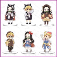 HT Demon Slayer Figure Model Toy Acrylic Stands Anime Plate Holder Tsugikuni Yoriichi Himejima Gyoum